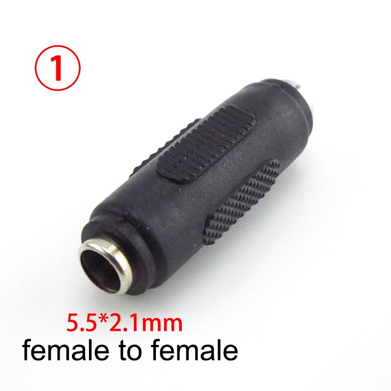Dc-stroomadapterconnectoren 6.5mm 5.5x 2.1mm 2.5mm 3.5mm 1.35mm pc vrouwelijk naar mannelijk vrouwelijk tablet-stroomadapter jackplug