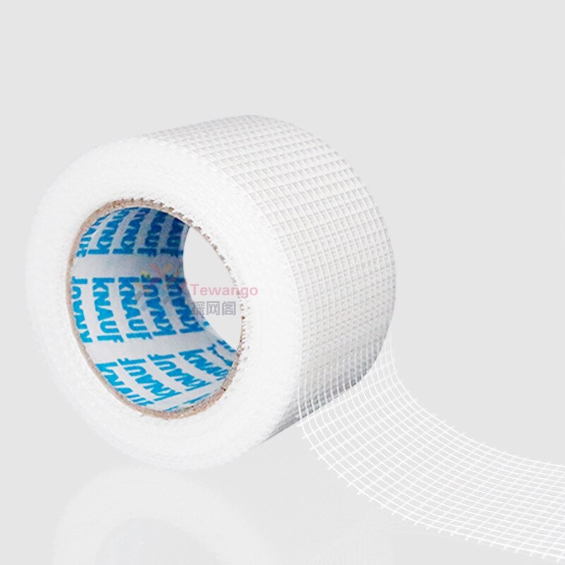 Pressure Sensitive Adbesive Grid Tape 8/13 Mesh Glass Fiber Waterproof Joint Connector DIY Wall Anti Crack Fiberglass Cloth