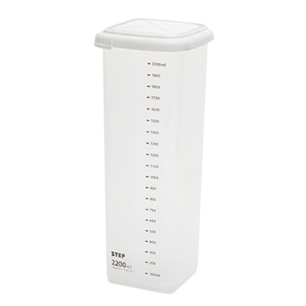 Plastic Sealed Cans Kitchen Storage Box Transparent Food Canister Keep Fresh A: E