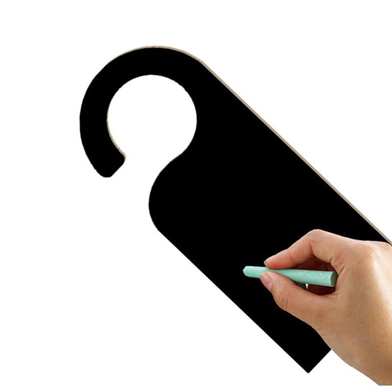 Tabuleta de madeira de pendurar para porta, hotel, criativo, dia do natal, de pendurar, dupla face, pequena, quadro-negro, aviso, decoração, pingente