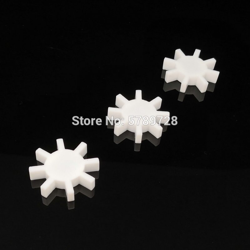 5 pçs/lote Lab PTFE octogonal F4 agitador magnético misturador PTFE barras de agitação para equipamentos de laboratório