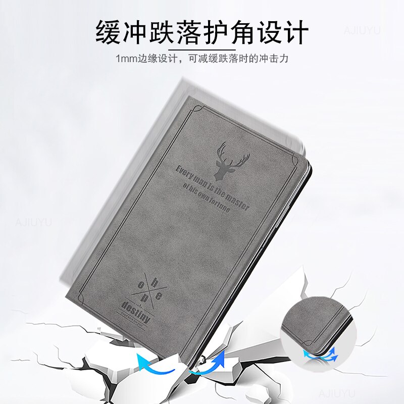 Funda para Huawei Matepad T10S, AGS3-L09 de 10,1 pulgadas, AGS3-W09, Ultra delgada, de cuero Pu, para Matepad T10, AGR-L09, W09
