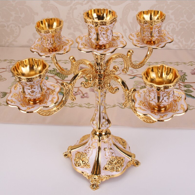 Imuwen metal lysestager lysestage luksus bordplade bryllup centerpieces lysestager til boligindretning lysestager
