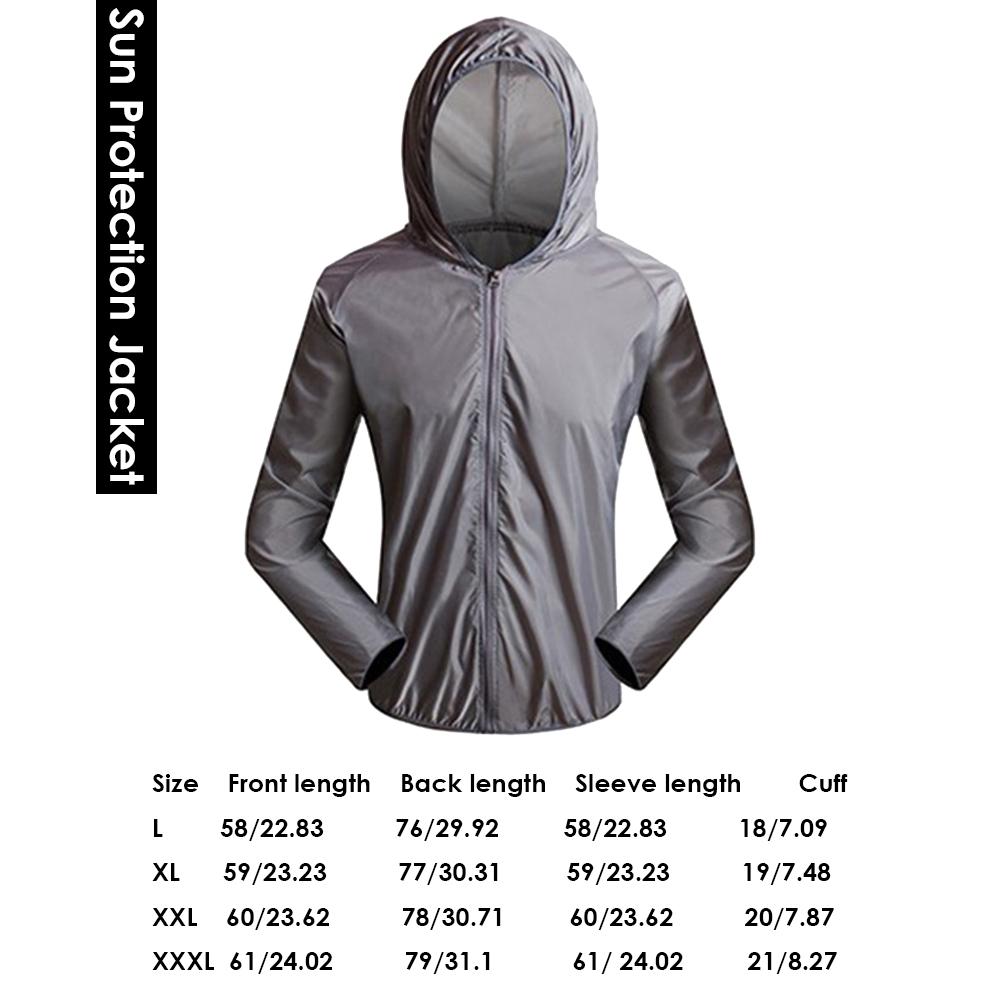 Waterdichte Mannen Hooded Jassen Zon Snel Droog Outdoor Anti-Uv Fietsen Camping Ultra Licht Jas Kleding