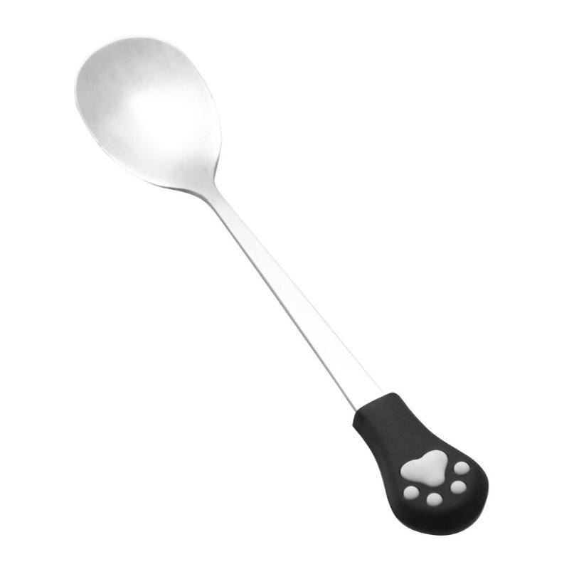 Cute Cat Claw Coffee Spoons Fruit Fork Dessert Spoon Candy Tea Spoon Cat Drink Tableware Kitchen Supplies