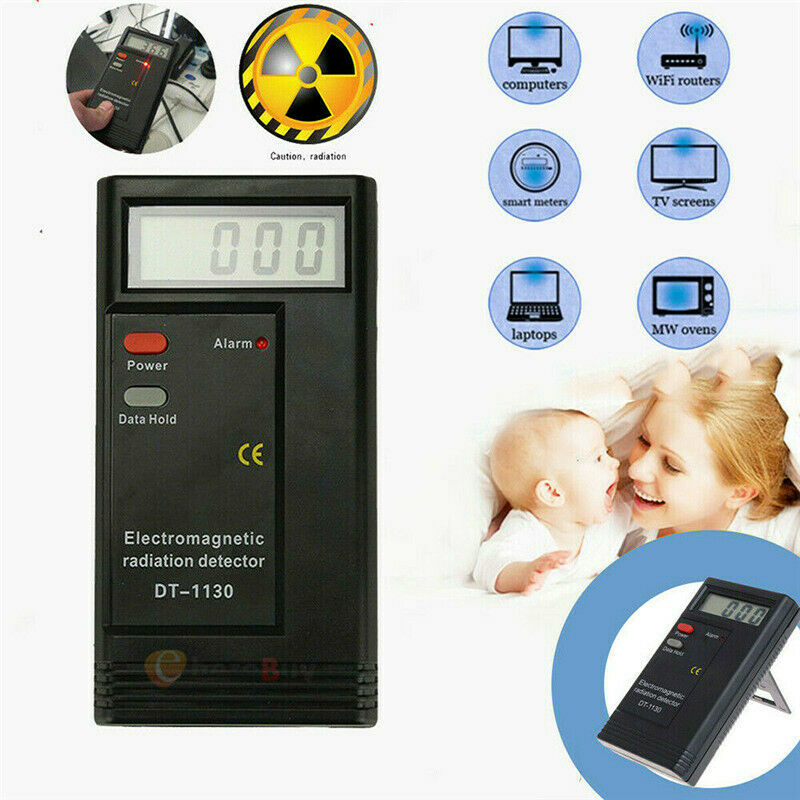 Dt -1000 digital elektromagnetisk strålingsdetektor emf meter dosimeter geiger test lcd