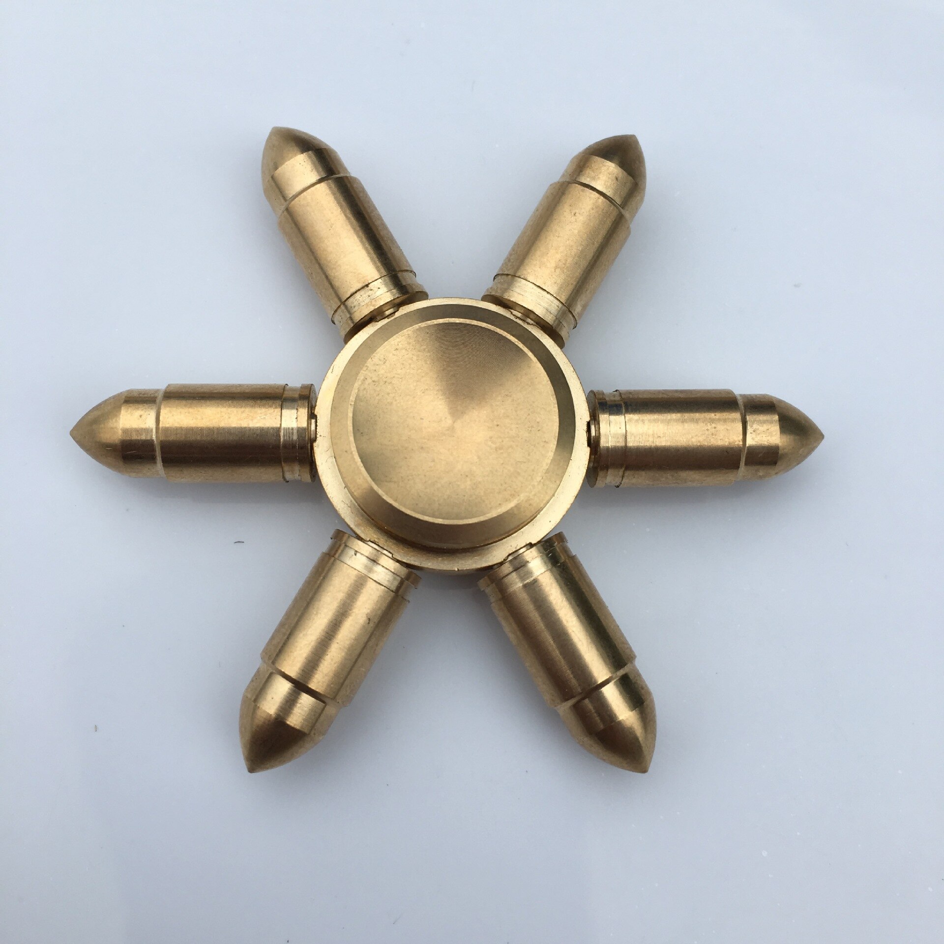 Bearing Zilver Hand Spinner Copper Metal Finger Fidget SpinnerAnti-Anxiety Stress Relief Focus Finger Toy Boy: 10