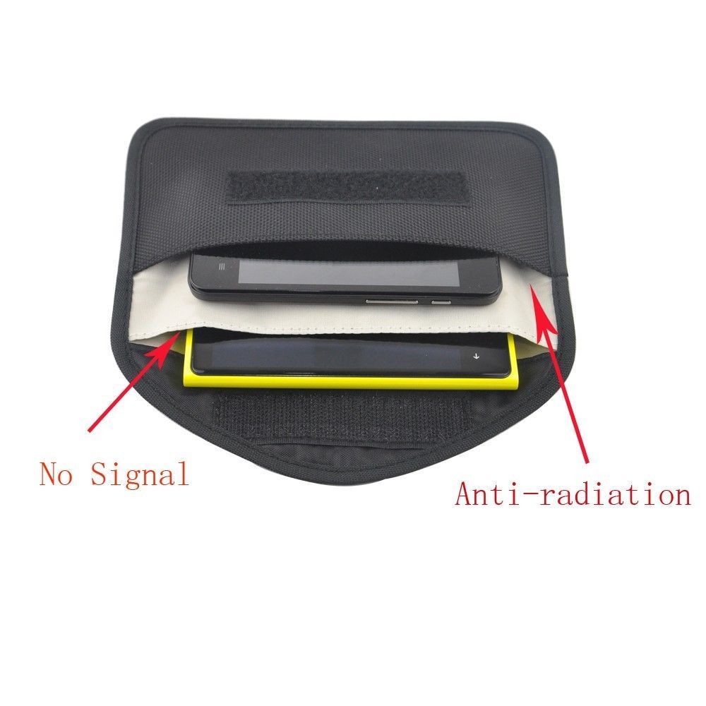 Téléphone portable RF Signal protection bloqueur sac pochette Signal protection bloqueur sac Anti rayonnement bouclier Case résistant à la saleté sac