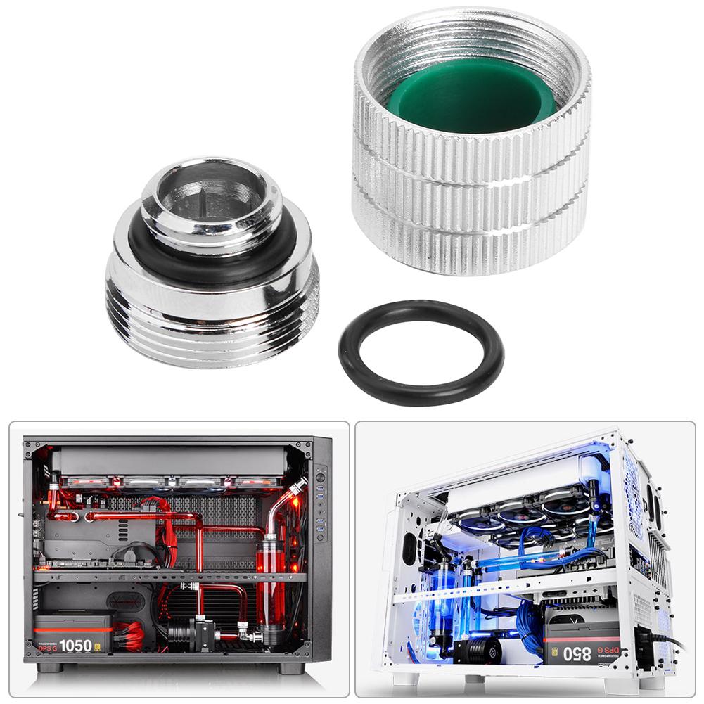 1pcs PC Water Cooling Hard Tubing Fitting G1/4 to 14mm Quick Twist Hard Tube Connector Computer Water Cooler System Accessories