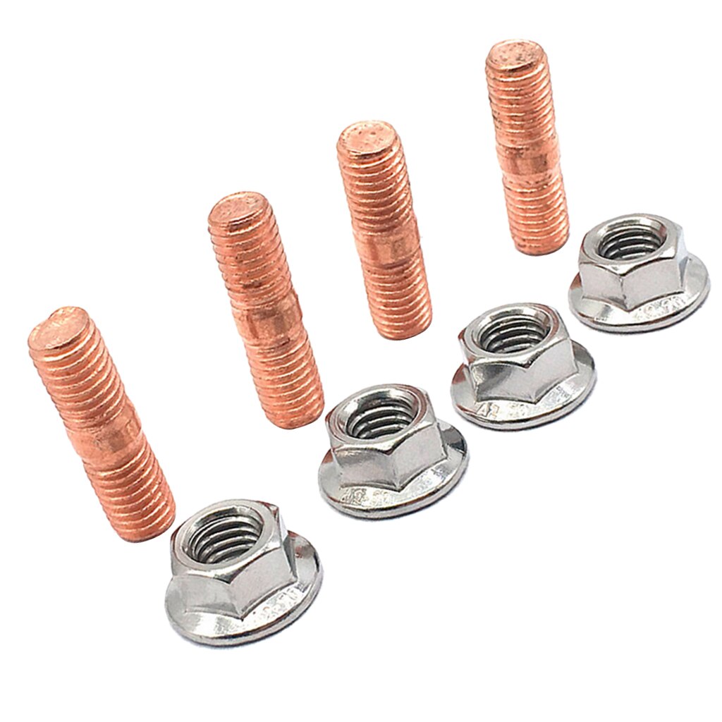 M10 x 1.50mm turbo Stud Kit | Full set of 4 studs(Grade 8 Heat treated alloy steel) + 4 nuts