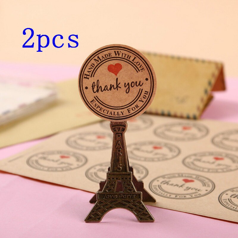 500 Pcs/lot Vintage "THANK YOU"Black Kraft Paper Labels Round and square Sticker Packaging Seal Baking Cards Tools 4 styles: 2pcs