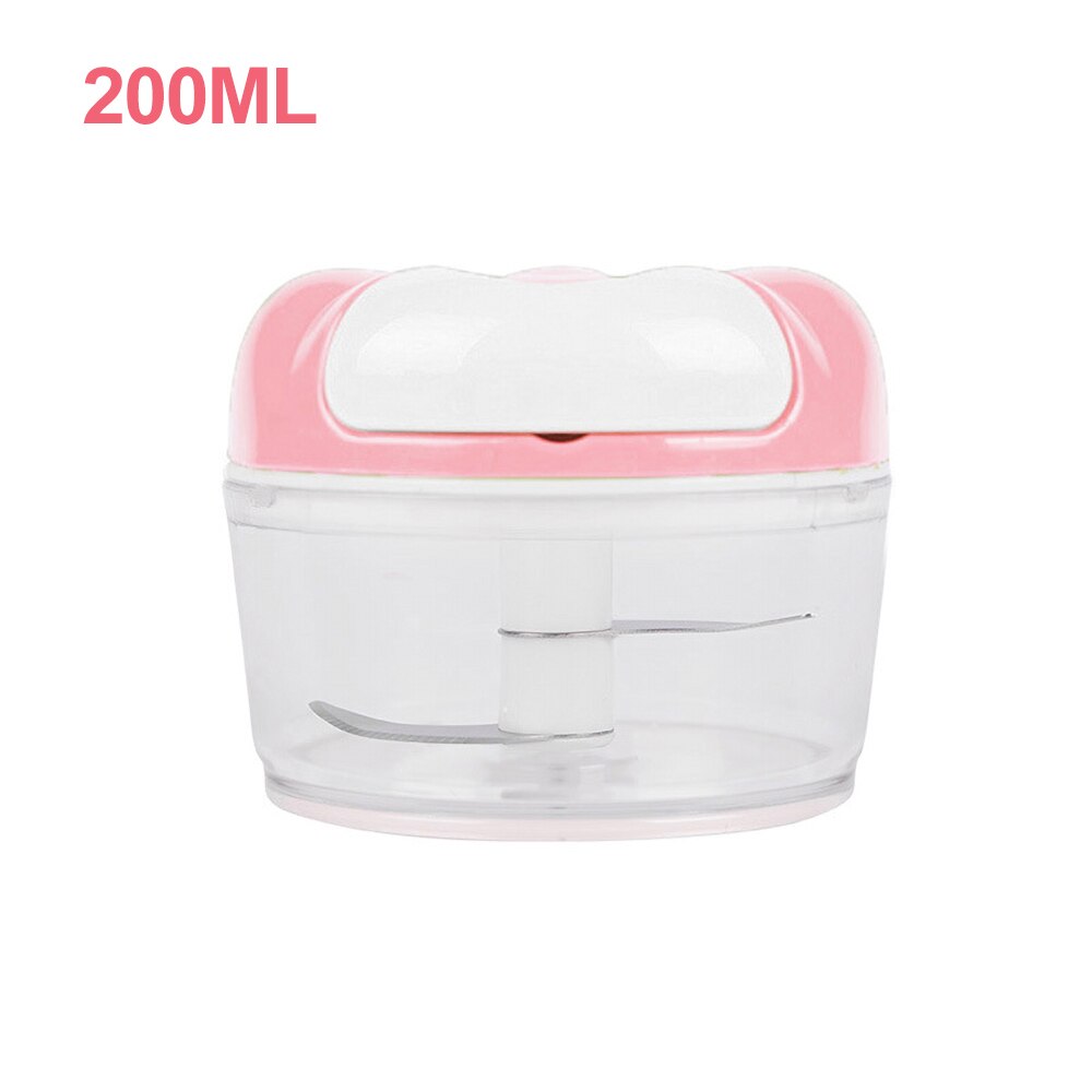 Multifunctional food shredder stainless steel manual garlic masher, meat grinder pounding garlic kitchen accessories gadgets: Light Grey