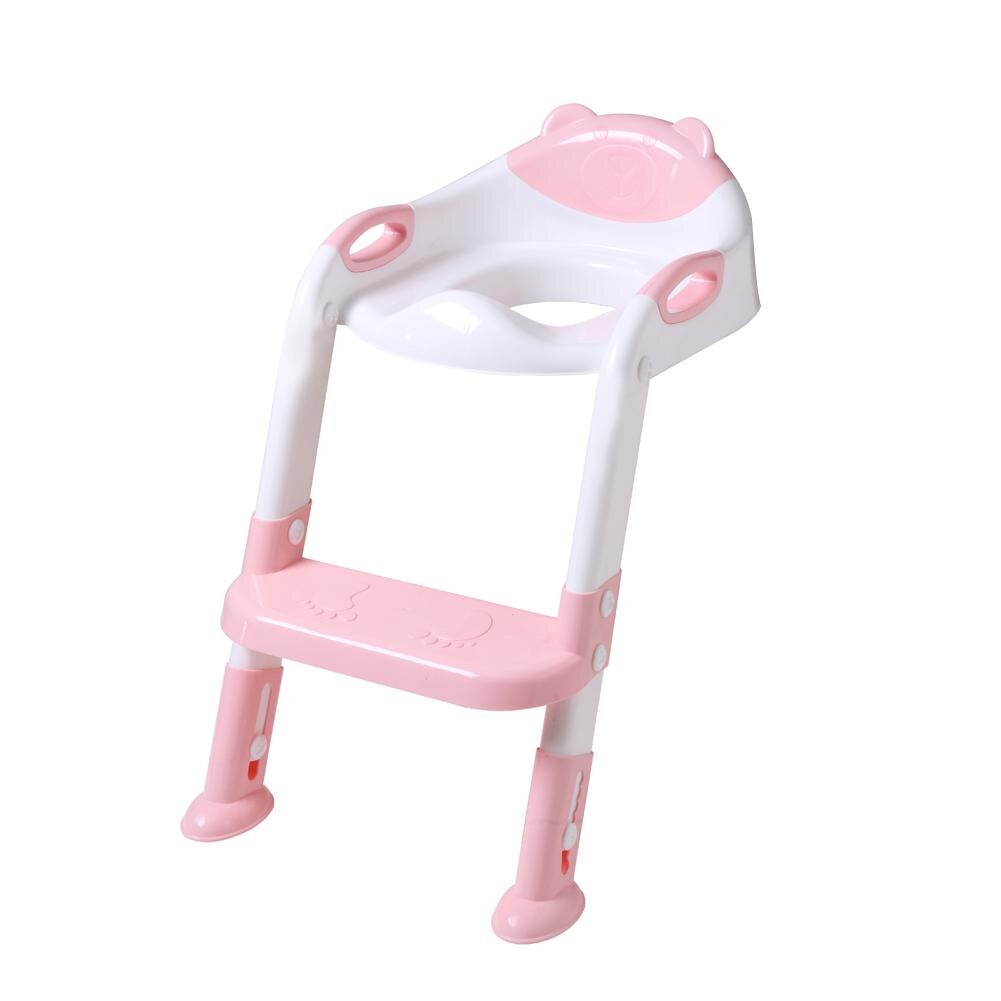 Folding Baby Potty Infant Kids Toilet Training Seat with Adjustable Ladder: 6