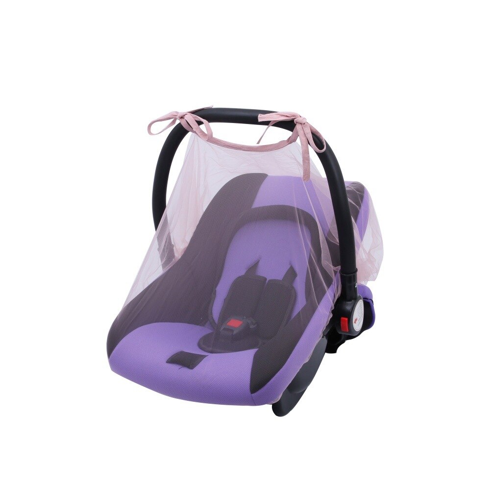 Neugeborenen Baby Krippe Moskito Netz Mit Halfter Bogen Tragbare Faltbare Krippe Anti-Moskito Abdeckung Geeignet Für 80-120cm cm: Rosa