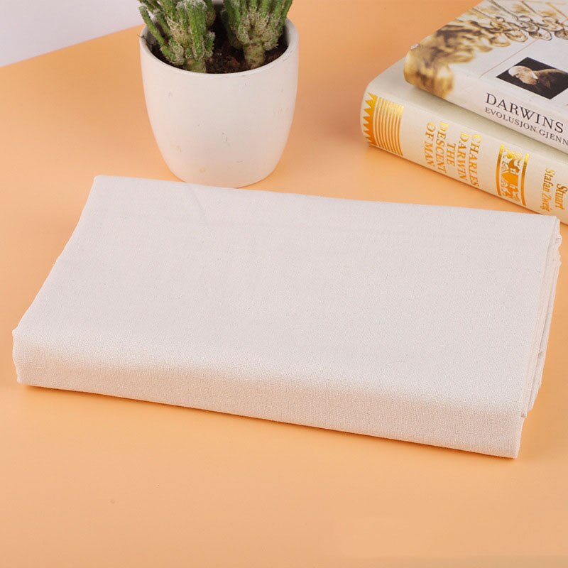 Tela de algodón de imitación de lino en bruto, tejido de lino sólido rugoso, bolsa de almacenamiento de costura DIY y funda de almohada, tela de fondo 50x160cm: 4