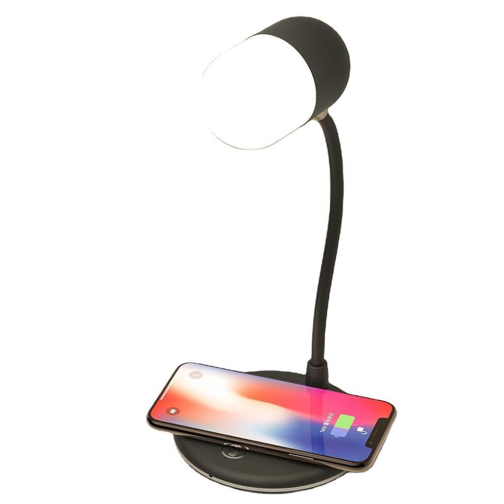 L4 Draadloze Opladen Nachtlampje Bluetooth Speaker Drie In Een Mini Bureau Kleine Bureaulamp Draadloze Oplader