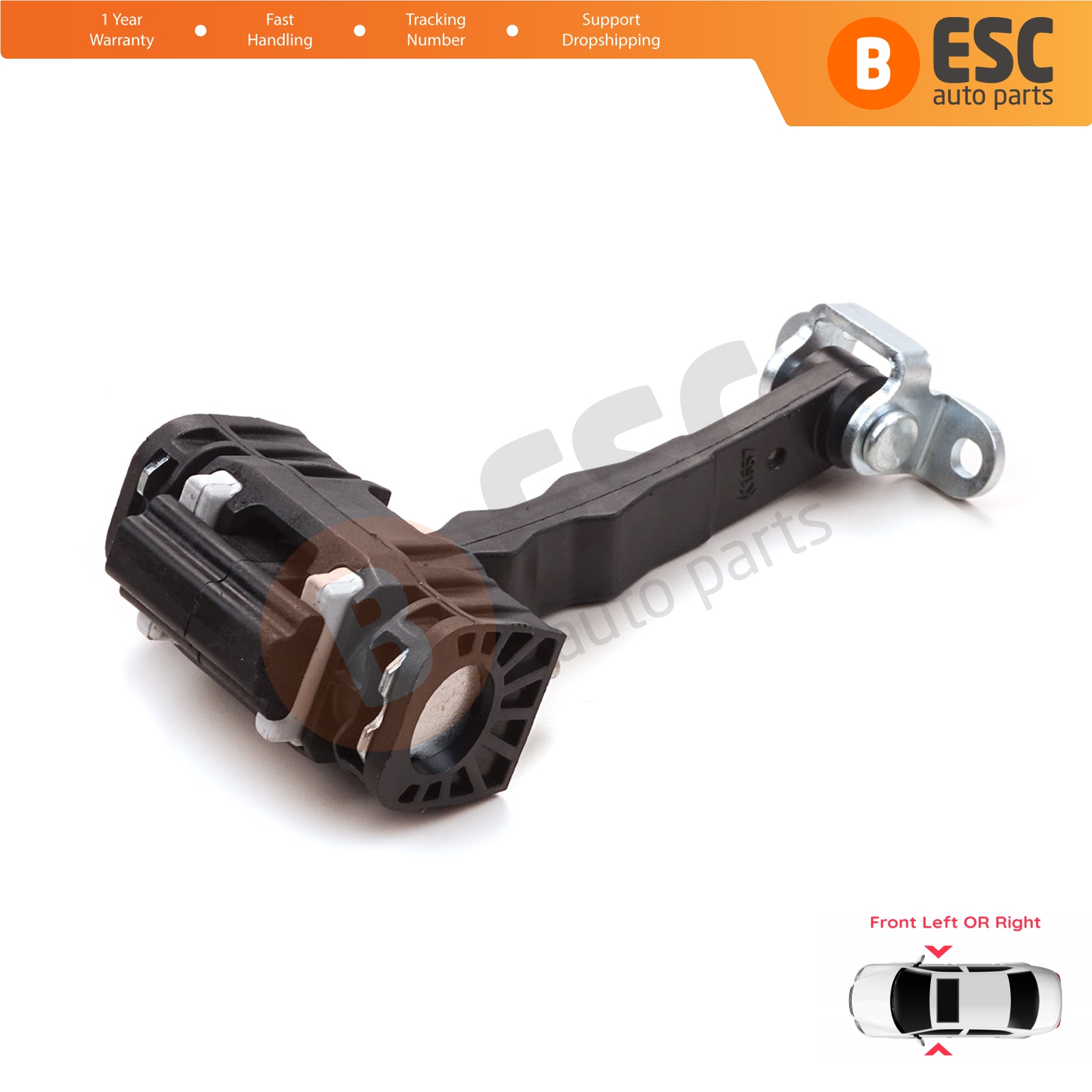 EDP1170 Front Left or Right Door Catch Hinge Brake Stop Check Strap Limiter Lever Arm 60690659 for Alfa Romeo 159 2004
