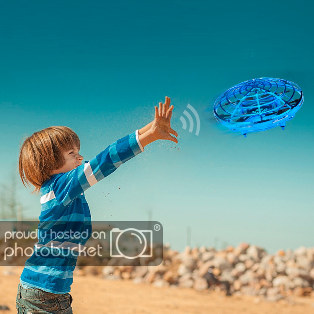Kinderen Kids Volwassen Speelgoed Outdoor speelgoed Mini Drone Infrarood Inductie Hand Control UFO Hoogte Hold Training Drone RC Quadcopter