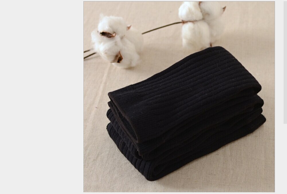 Smålåve gutt jente tights bomull spedbarn baby smålåve nyfødte takrenne fast fritids tights låve 0-5t vinter varm strømpebukse: Svart / L