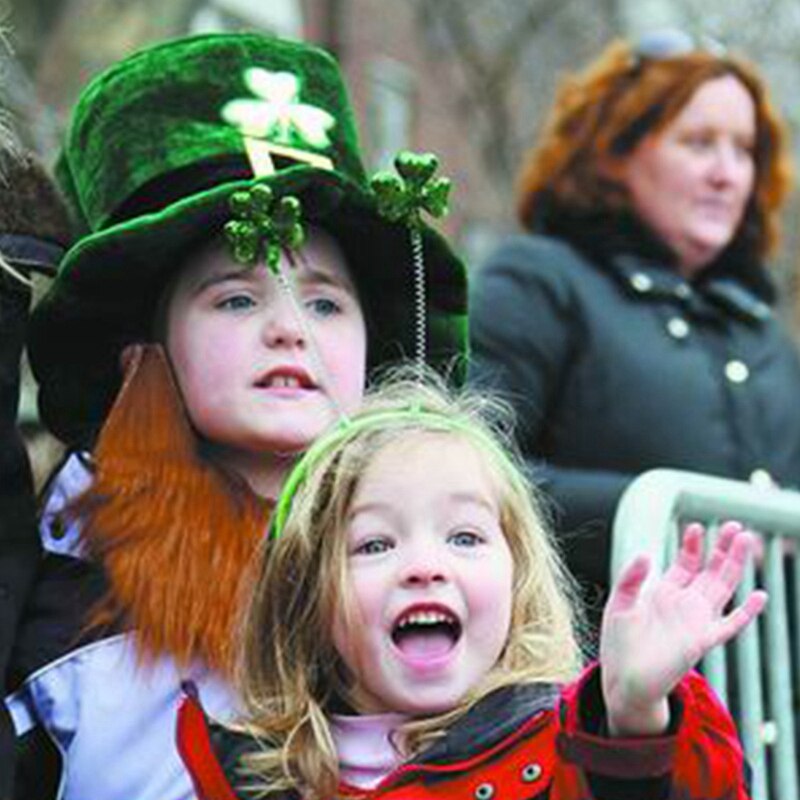 Sombrero verde del Día de San Patricio, accesorios de disfraz de la suerte, celebración, accesorios de carnaval, para , irlandés, con barba