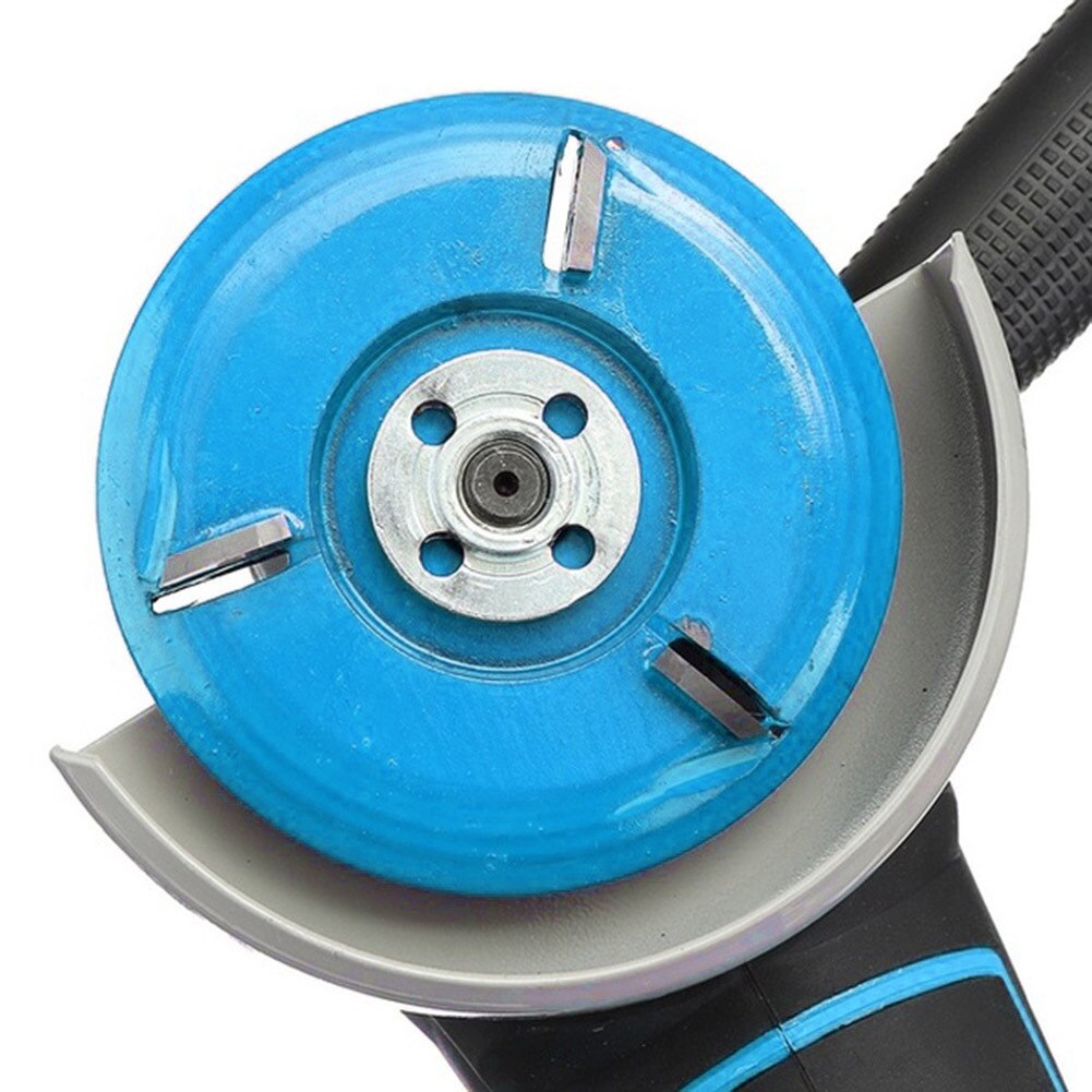 16mm Alésage Fraise 3 Lames Bois Façonnage Disque Puissance Bois Disque À Découper L&#39;ouverture Meuleuse D&#39;angle Fixation Outils de Menuiserie