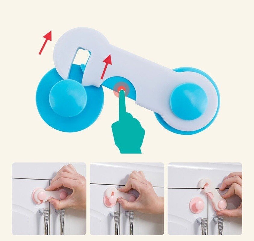 3/1pcs Children Security Protector Baby Care Multi-function Child Baby Safety Lock Cupboard Cabinet Door Drawer Safety Locks