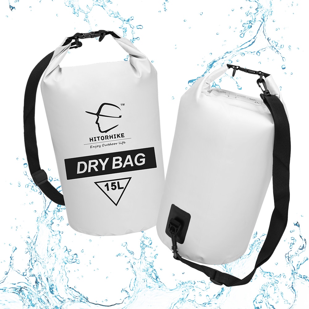 Hitorhike Ultralight Zwemmen Zak Droog 4 Kleuren Outdoor Nylon Kajakken Opslag Drifting Waterdichte Rafting Bag 15L