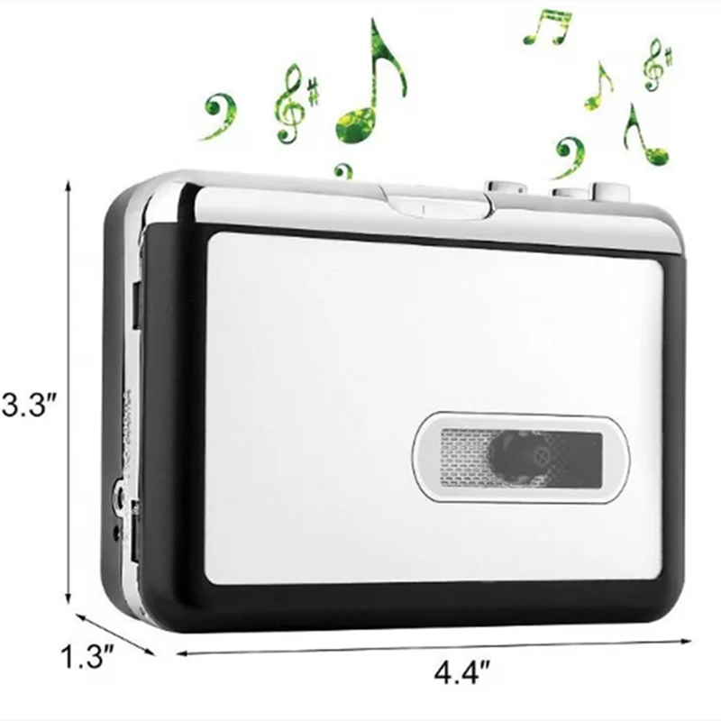 Ezcap 231 USB Cassette Tape Music Audio Player to MP3 Converter Tapes Cassette Player Recorder Save MP3 File to USB Flash/USB