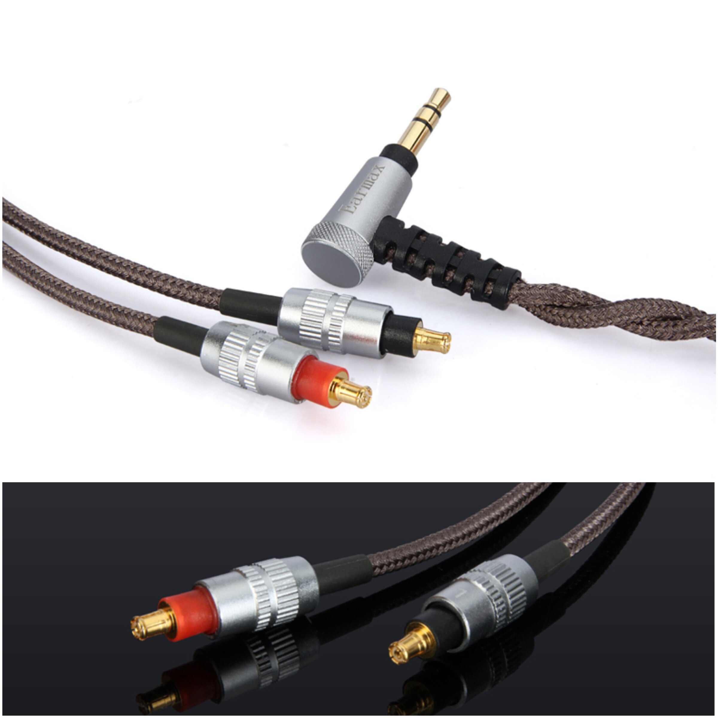 Upgrade BALANCED HIFI Audio Cable For Audio Technica ATH MSR 7 B ATH-MSR7b Headphone 4.4mm 3.5mm 2.5mm Plugs