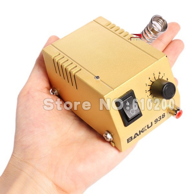 Baku soldeerstation bk -938 mini soldeer 220v snel verwarmende soldeerbout apparatuur lasmachine voor telefoonreparatie