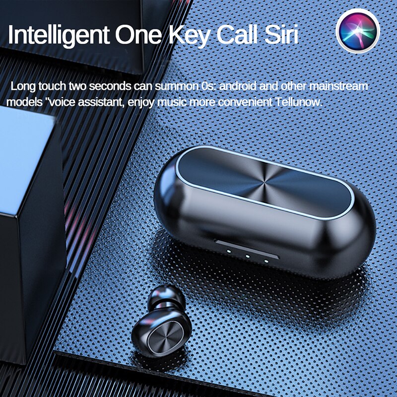 YABA BTH-239 Touch Control Bluetooth Earphones, TWS Wireless arbuds Waterproof 9D Stereo Music Headset for Xiaomi ,PK t3 gt1