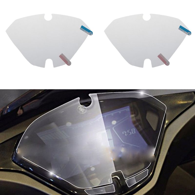 2 sett klyngeskrapeskjermbeskyttelsesfilmbeskytter til yamaha nvx 155 aerox 155 23gc