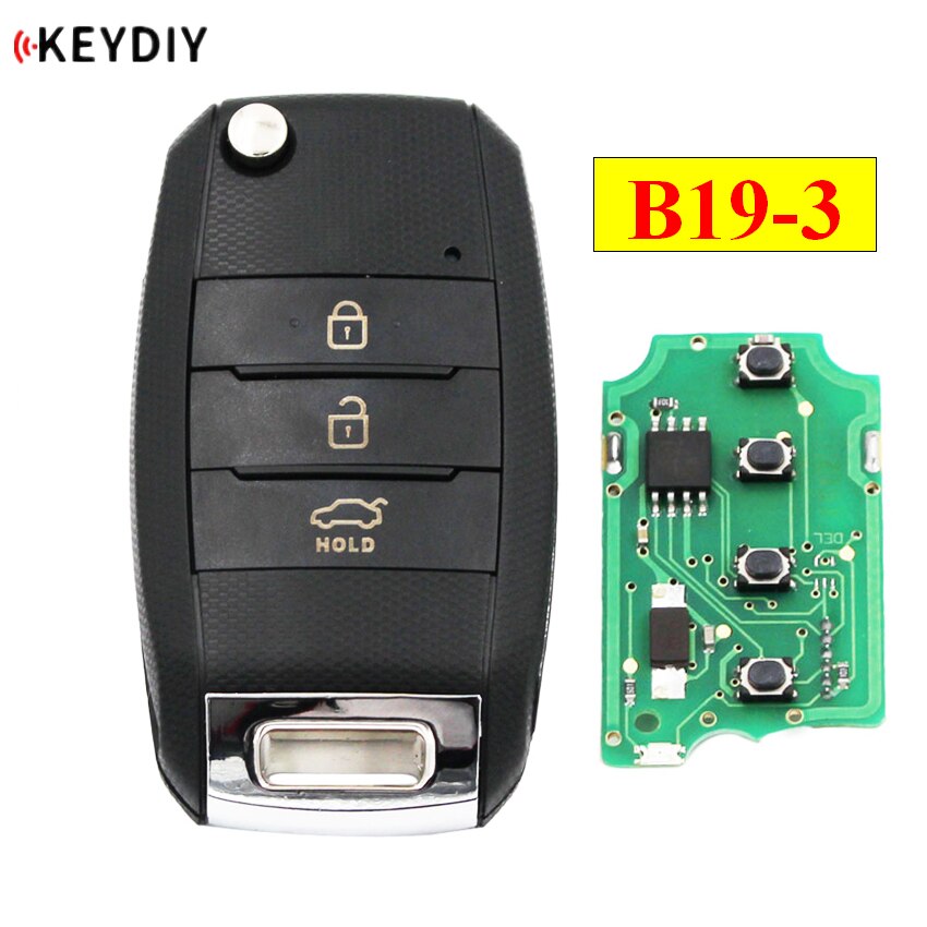 Keydiy B Serie B19-3 3 Button Universele Kd Afstandsbediening Voor KD200 KD900 KD900 + URG200 KD-X2 Mini Kd Voor kia Stijl