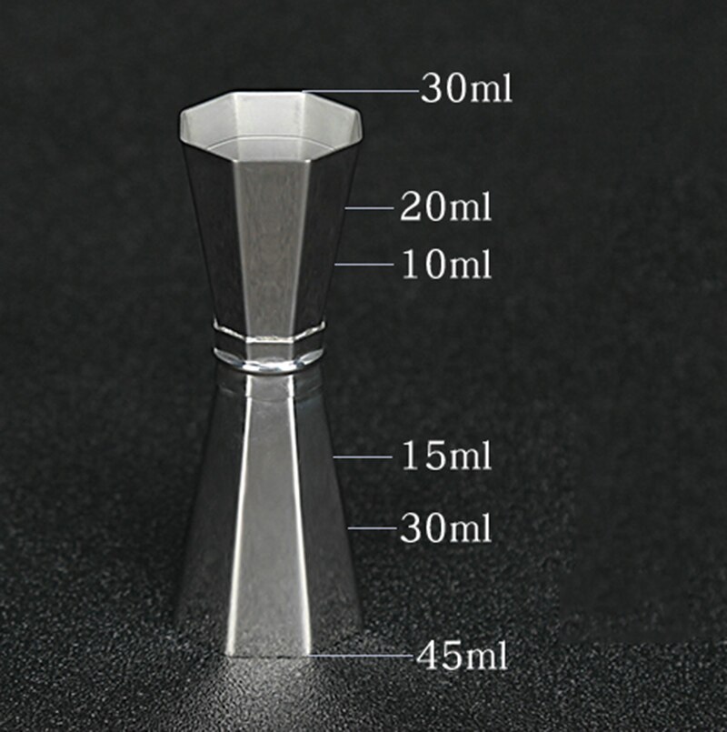 Achthoekige Jigger Bar Maatregelen Bar Gereedschap Bar Accessoires