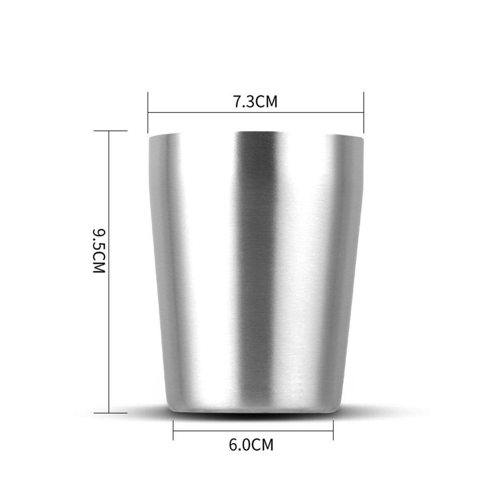 Double Layer Thermo Mug Vacuum Cup 304 Stainless Steel Belly cup Thermal Bottle for Water Insulated Tumbler Car Coffee Mug: 250ml