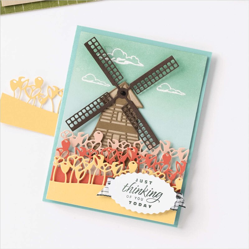 -2022 Catalogus Metalen Stansmessen Scrapbooking Voor Papier Maken Windmolen Clear Postzegels Embossing Frame Card Craft