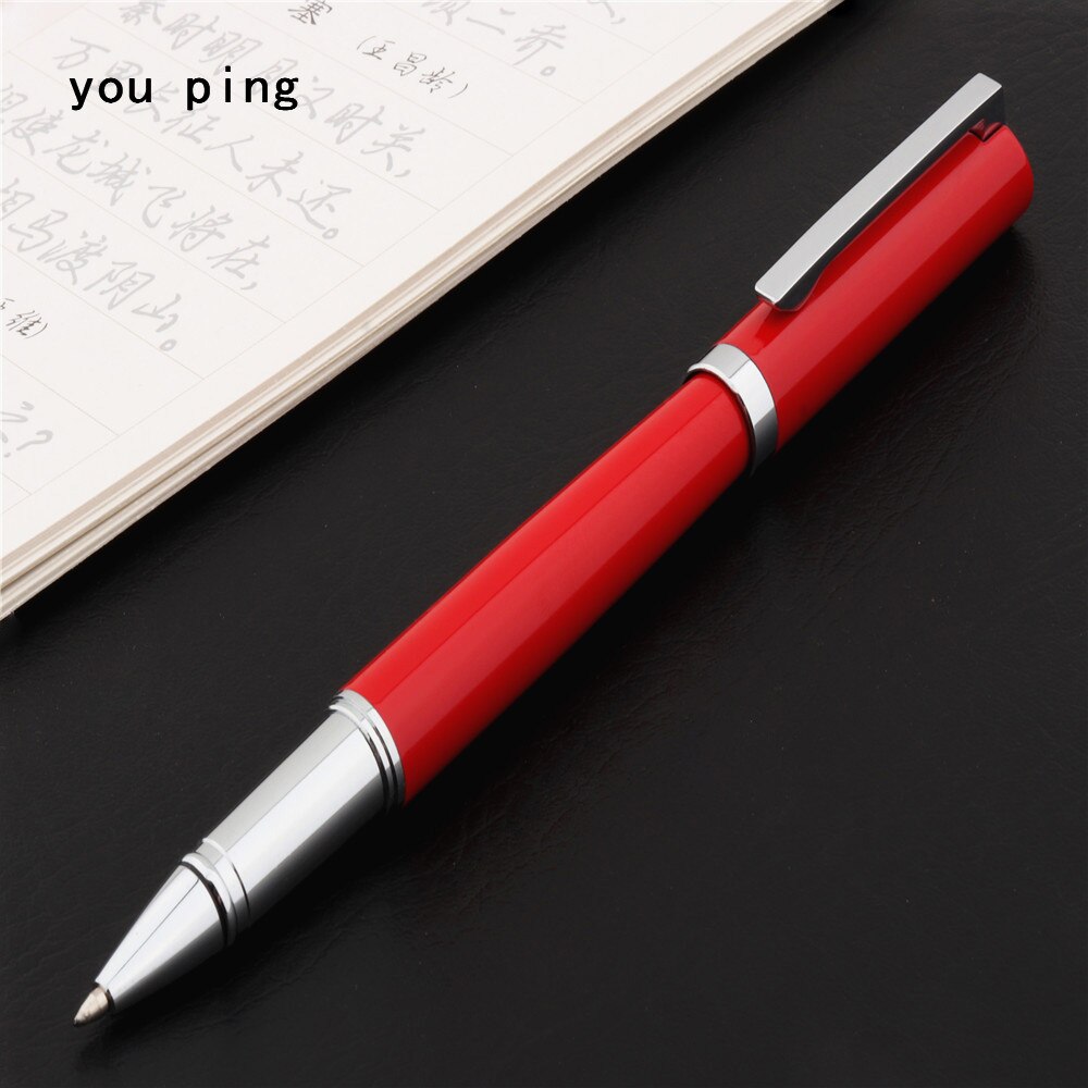 Luxury pen 014 Red Business office Rollerball Pen School student stationery Supplies Ballpoint Pens