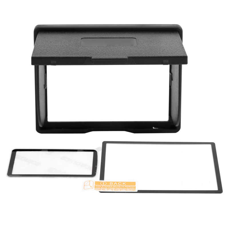 Sun Shade Hood High Transmittance Camera Lens Hood Screen Automatic Adsorption Foldable Hood Saving Space Protects Screen D500