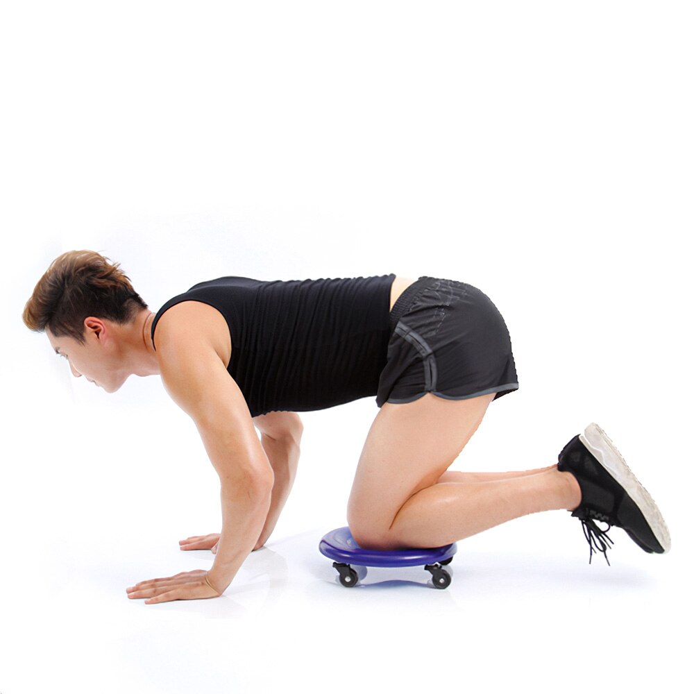 Universal abdominal disk fitness glidende disk abdominal muskel træner hjul multifunktionel glideskive med knæunderlag