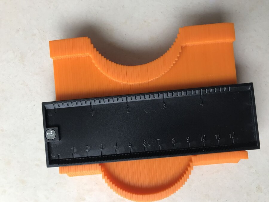 Règle incurvée pour compteur de Contour irrégulier, Instrument en plastique, modèle de Proportion, courbure, stratifié, outil à main universel