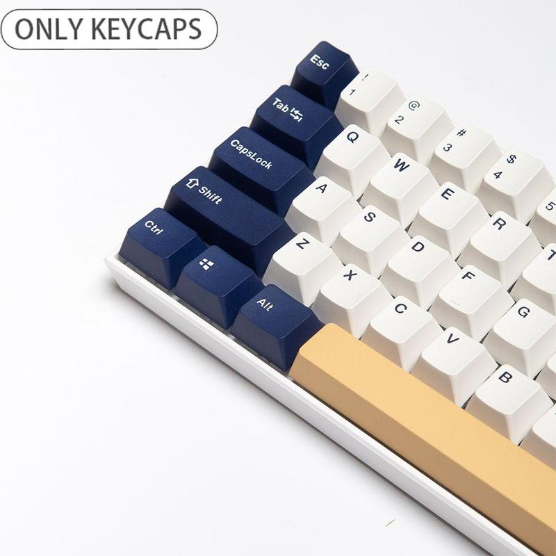 125 Keys DOUBLE SHOT OEM Profile Rudy PBT Keycap Thick For Filco Ducky iKBC Mechanical Gaming Keyboard Mini Layout: Default Title