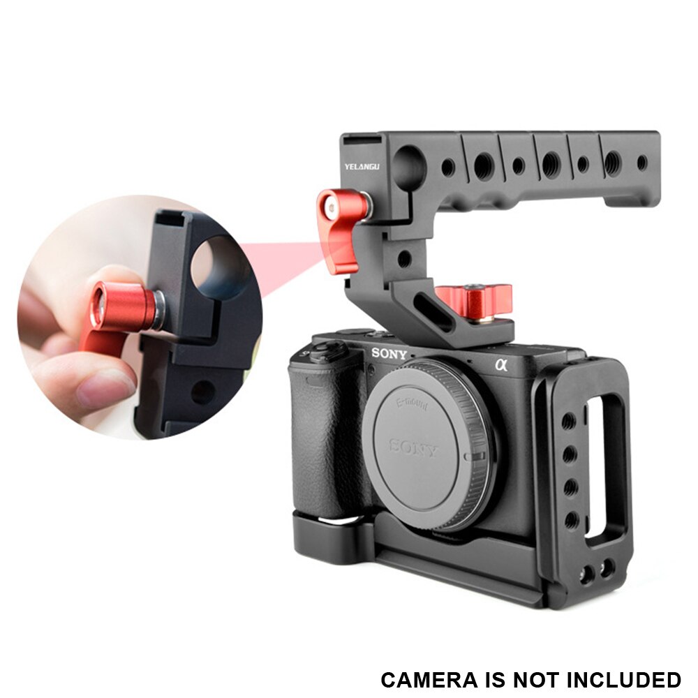 Uurig C-A73 Pro Camera Stabilizer Video Rig Kooi Camera Kooi Voor Sony A7iii A7R3 A7M3 Arca-Stijl Met Top handvat Grip Sony A7III