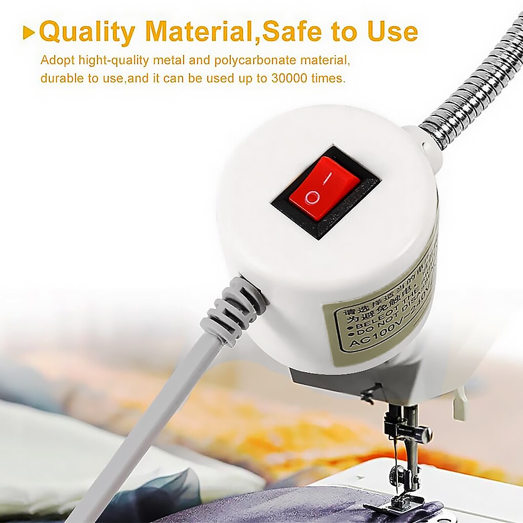 30 LED 1.4m Super Bright Sewing Clothing Machine Light Multifunctional Flexible Work Lamp light for Workbench Lathe Drill Press