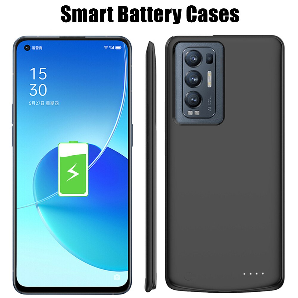 Battery Charger Cases For OPPO Find X3 Neo Battery Case 6800mAh Portable Power Bank Charging Cover for Find X3 Neo Power Cases