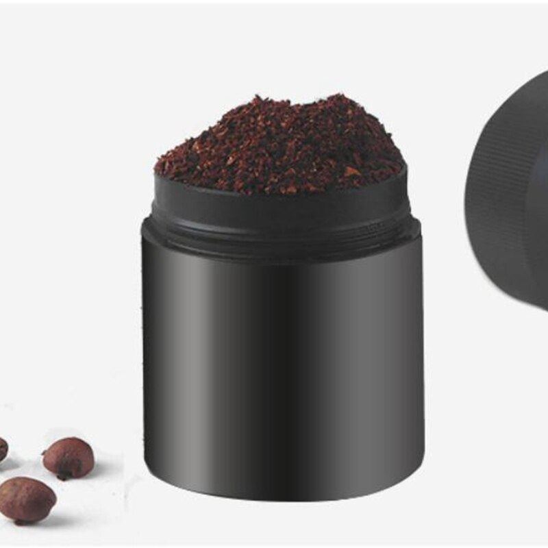 Manuell kaffekvarn, burr kvarn bärbar handvev kaffebönkvarn 15g kaffekvarn röd