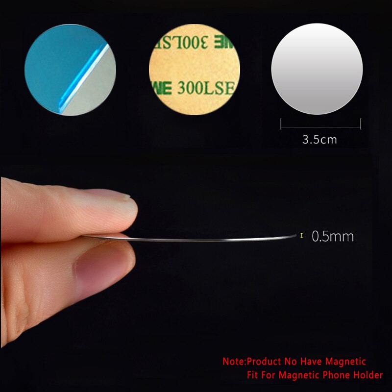 Piastra di metallo Adesivi Per Magnete Supporto Del Telefono Dell'automobile di ferro Copriletto Disco Popping di Ricambio Magnetico Supporto Del Telefono Dell'automobile Presa di Montaggio
