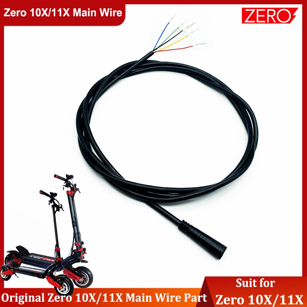 Cable principal Original para patinete eléctrico, conexión de pantalla y controlador compatible con Zero 9, 10, 8X, 10X y 11X