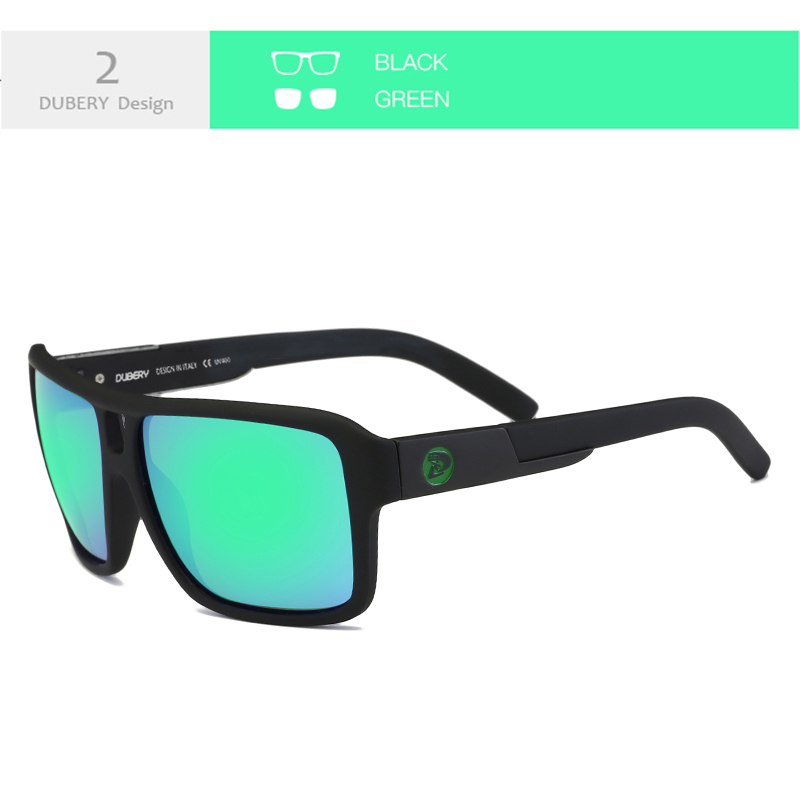 DUBERY Gafas de sol polarizadas con protección UV400 para hombres y mujeres, 10 colores, modelo 008