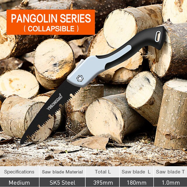 Heavy Duty Extra Long Blade Hand Saw For Wood Camping, Dry Wood Pruning Saw With Hard Teeth: 395mm-A