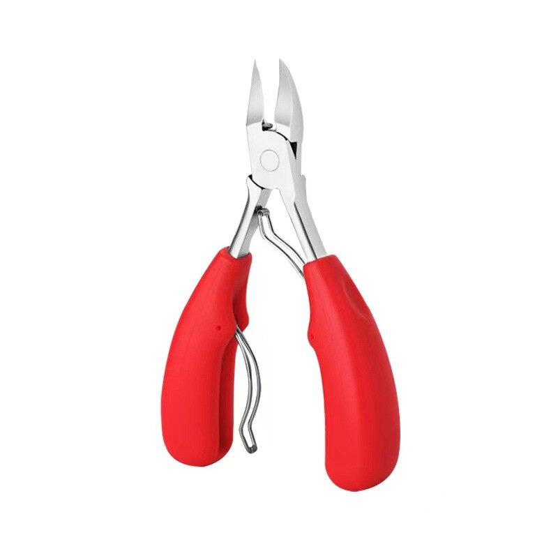 1Pc Teen Nagelknipper Correctie Dikke Nagels Ingegroeide Teennagels Tangen Cutters Dode Huid Vuil Remover Pedicure Care Tool: Red